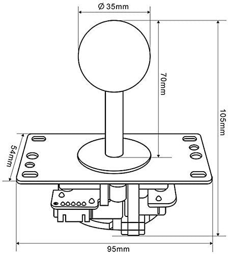 Palanca de Mando Sanwa TP 8YT